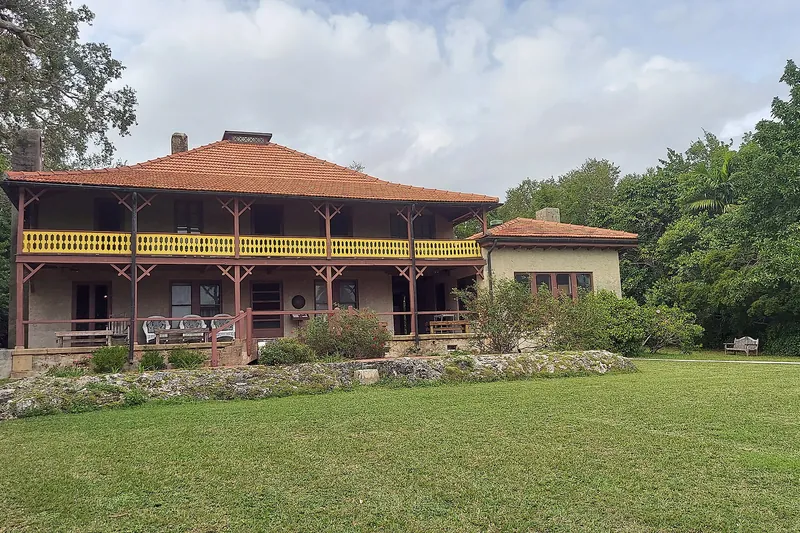 The Barnacle historic house in Coconut Grove, Miami